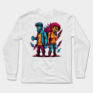 My lovely monstrous life Long Sleeve T-Shirt